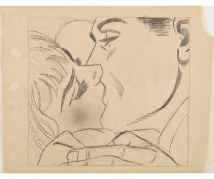 Study for Kiss II, 1963 